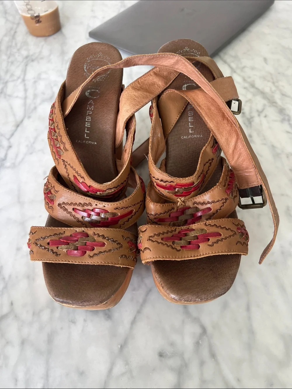 Jeffrey Campbell Leather Hippie Platform